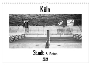 Ahrens, Patricia. Köln - Stadt & Beton (Wandkalender 2024 DIN A3 quer), CALVENDO Monatskalender - Köln ¿ eine Stadt in Beton gegossen. Calvendo, 2023.