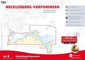 Sportbootkarten Satz 2: Mecklenburg-Vorpommern (Ausgabe 2024) - Mit Lübecker Bucht und Stettiner Haff. Delius Klasing Vlg GmbH, 2024.