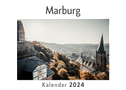 Marburg (Wandkalender 2024, Kalender DIN A4 quer, Monatskalender im Querformat mit Kalendarium, Das perfekte Geschenk)