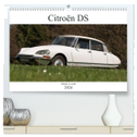 Citroën DS - Göttin in weiß (hochwertiger Premium Wandkalender 2024 DIN A2 quer), Kunstdruck in Hochglanz