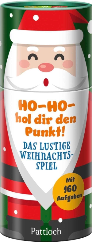 Pattloch Verlag (Hrsg.). Ho-ho-hol dir den Punkt! - Das lustige Weihnachtsspiel mit 160 Aufgaben | Ab 7 Jahren. Mit Aufgaben aus den Kategorien Pantomime, Summen und Erklären. Pattloch Geschenkbuch, 2026.