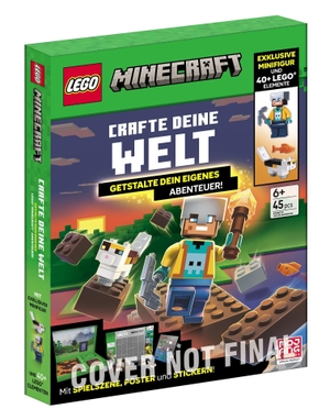 LEGO® Minecraft® - Crafte deine Welt - mit LEGO® Minifigur und 40+ Elementen, Postern, Stickern und Spielszene. AMEET sp. z o.o., 2026.