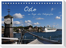 Oslo im Auge des Fotografen (Tischkalender 2025 DIN A5 quer), CALVENDO Monatskalender