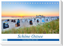 Schöne Ostsee - Impressionen übers Jahr (Tischkalender 2024 DIN A5 quer), CALVENDO Monatskalender