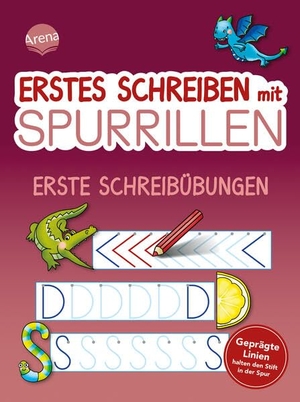 Seeberg, Helen. Erstes Schreiben mit Spurrillen. Erste Schreibübungen - Übungsblock zum Schreiben lernen mit geprägten Schwüngen und Buchstaben, für ein klares Schriftbild, einfache Stiftführung, für Vorschule und 1. Klasse. Arena Verlag GmbH, 2026.