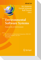 Environmental Software Systems. Frameworks of eEnvironment