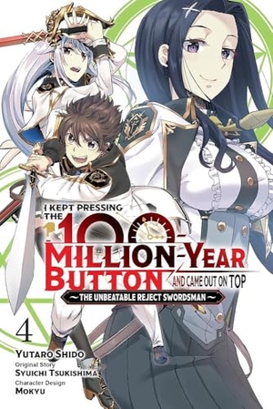 Hutton, Luke / Mokyu, Mokyu et al. I Kept Pressing the 100-Million-Year Button and Came Out on Top, Vol. 4 (manga). Little, Brown & Company, 2023.