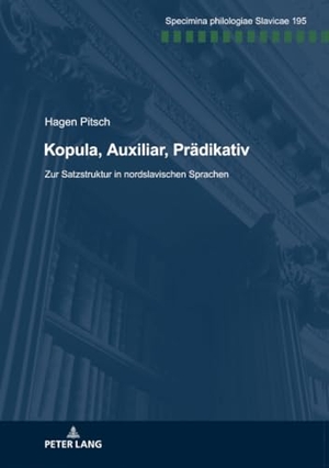 Pitsch, Hagen. Kopula, Auxiliar, Prädikativ - Zur Satzstruktur in nordslavischen Sprachen. Peter Lang, 2018.
