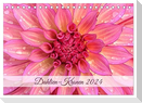 Dahlien-Kronen (Tischkalender 2024 DIN A5 quer), CALVENDO Monatskalender