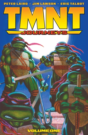 Lawson, Jim / Peter Laird. TMNT: Journeys, Vol. 1. Idea & Design Works, 2026.