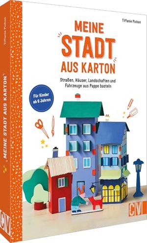 Pichon, Tiffanie. Meine Stadt aus Karton - Straßen, Häuser, Landschaften & Fahrzeuge aus Pappe basteln. Für Kinder ab 6 Jahren.. Velber Verlag, 2024.