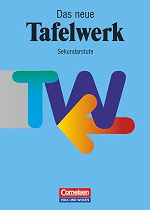Martin, Karlheinz / Pfeil, Wolfgang et al. Das neue Tafelwerk. Sekundarstufe. RSR. Neubearbeitung - Ein Tabellen- und Formelwerk für den mathematisch-naturwissenschaftlichen Unterricht in der Sekundarstufe. Cornelsen Verlag GmbH, 1998.