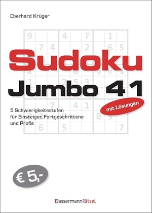 Krüger, Eberhard. Sudokujumbo 41 - 5 Schwierigkeitsstufen - für Einsteiger, Fortgeschrittene und Profis. Bassermann, Edition, 2025.