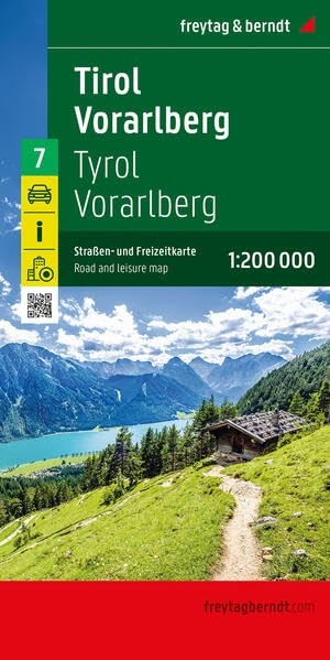 Freytag & Berndt (Hrsg.). Tirol - Vorarlberg, Straßen- und Freizeitkarte 1:200.000, freytag & berndt. Freytag + Berndt, 2023.