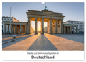 Städte und Sehenswürdigkeiten in Deutschland (Wandkalender 2024 DIN A3 quer), CALVENDO Monatskalender