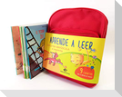 Cuentos para aprender a leer en letra mayúscula y de imprenta : 9 cuentos infantiles con una mochila de regalo