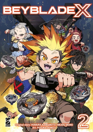 Kawamoto, Homura / Hikaru Muno. Beyblade X. Vol. 2. Star Comics, 2026.