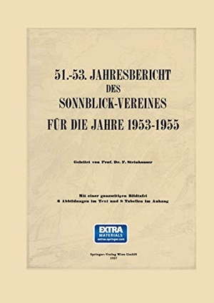 51.¿53. Jahresbericht des Sonnblick-Vereines für die Jahre 1953¿1955. Springer Vienna, 1957.