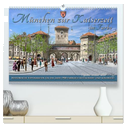 München zur Kaiserzeit in Farbe (hochwertiger Premium Wandkalender 2025 DIN A2 quer), Kunstdruck in Hochglanz