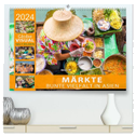 MÄRKTE - Bunte Vielfalt in Asien (hochwertiger Premium Wandkalender 2024 DIN A2 quer), Kunstdruck in Hochglanz