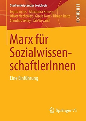 Artus, Ingrid / Krause, Alexandra et al. Marx für SozialwissenschaftlerInnen - Eine Einführung. Springer Fachmedien Wiesbaden, 2014.