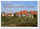 Romantisches Rothenburg ob der Tauber (Tischkalender 2025 DIN A5 quer), CALVENDO Monatskalender