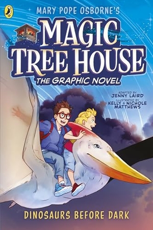 Osborne, Mary Pope / Jenny Laird. Magic Tree House 17: Dinosaurs Before Dark - The Graphic Novel. Penguin Books Ltd (UK), 2024.