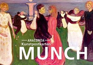 Postkarten-Set Edvard Munch - 18 Kunstpostkarten aus hochwertigem Karton. ca. 0,28EUR pro Karte. Anaconda Verlag, 2023.