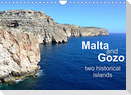 Malta and Gozo two historical islands (Wall Calendar 2022 DIN A4 Landscape)