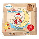 TRÖTSCH - Unser Sandmännchen Holzpuzzle 4x4 Teile