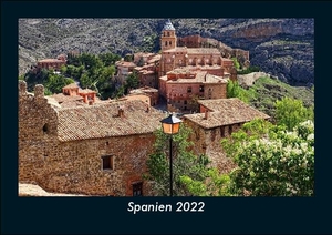 Tobias Becker. Spanien 2022 Fotokalender DIN A5 - Monatskalender mit Bild-Motiven aus Orten und Städten, Ländern und Kontinenten. Vero Kalender, 2022.