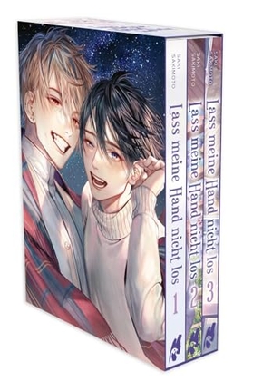 Sakimoto, Saki. Lass meine Hand nicht los Sammelschuber (inklusive Band 1-3) - Sammelschuber mit allen Bänden und Extra zur eindrucksvoll gezeichneten, unzensierten Omegaverse-Lovestory im Schulsetting. Carlsen Verlag GmbH, 2025.
