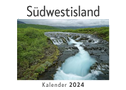 Südwestisland (Wandkalender 2024, Kalender DIN A4 quer, Monatskalender im Querformat mit Kalendarium, Das perfekte Geschenk)