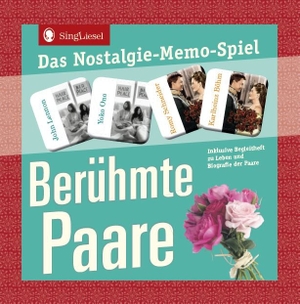 Verlag, SingLiesel (Hrsg.). Berühmte Paare - Das Memo-Spiel für Senioren - Das Nostalgie-Memo-Spiel für Senioren. Singliesel GmbH, 2019.