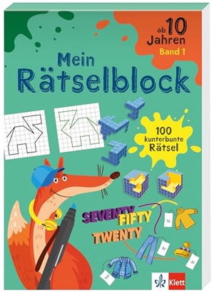 Klett Mein Rätselblock ab 10 Jahren Band 1 - 100 kunterbunte Rätsel. Klett Lerntraining, 2025.