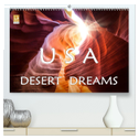 USA Desert Dreams (hochwertiger Premium Wandkalender 2024 DIN A2 quer), Kunstdruck in Hochglanz