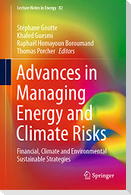 Advances in Managing Energy and Climate Risks