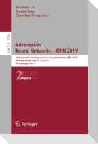 Advances in Neural Networks ¿ ISNN 2019