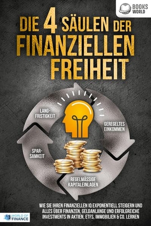 Die 4 Säulen der finanziellen Freiheit: Wie Sie Ihren finanziellen IQ exponentiell steigern und alles über Finanzen, Geldanlange und erfolgreiche Investments in Aktien, ETFs, Immobilien & Co. lernen. EoB, 2023.