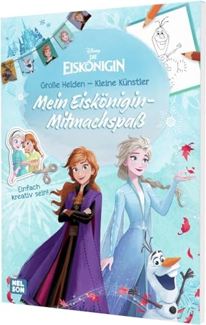Disney Die Eiskönigin: Große Helden - Kleine Künstler: Mein Eiskönigin-Mitmachspaß - Malen, Basteln, Spielen und Dekorieren | Einfach kreativ sein mit Anna und Elsa! (ab 4 Jahren). Nelson Verlag, 2026.