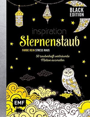 Black Edition: Inspiration Sternenstaub - 50 zauberhaft verträumte Motive ausmalen. Edition Michael Fischer, 2020.