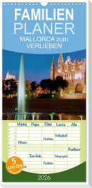 Familienplaner 2026 - MALLORCA zum VERLIEBEN mit 5 Spalten (Wandkalender, 21 x 45 cm) CALVENDO