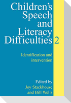 Children s Speech and Literacy Bk2