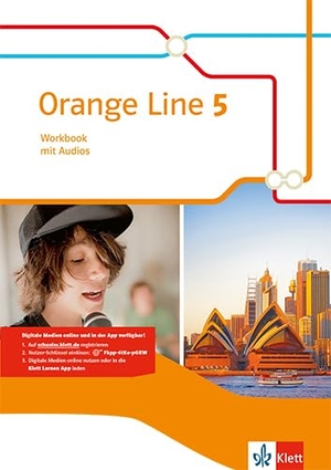 Orange Line 5. Workbook mit Audios Klasse 9. Klett Ernst /Schulbuch, 2018.