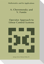 Operator Approach to Linear Control Systems
