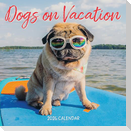 Dogs on Vacation Wall Calendar 2026