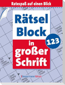 Rätselblock in großer Schrift 123 (5 Exemplare à 2,99 EUR)