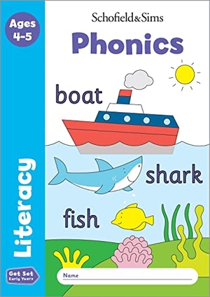 Marchand / Reddaway et al. Get Set Literacy: Phonics, Early Years Foundation Stage, Ages 4-5. Schofield & Sims Ltd, 2018.