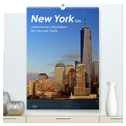 New York - sehenswertes Manhattan bei Tag und Nacht (hochwertiger Premium Wandkalender 2024 DIN A2 hoch), Kunstdruck in Hochglanz