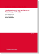 Familienfunktionen und Familienrecht: Finanzierung der Familie